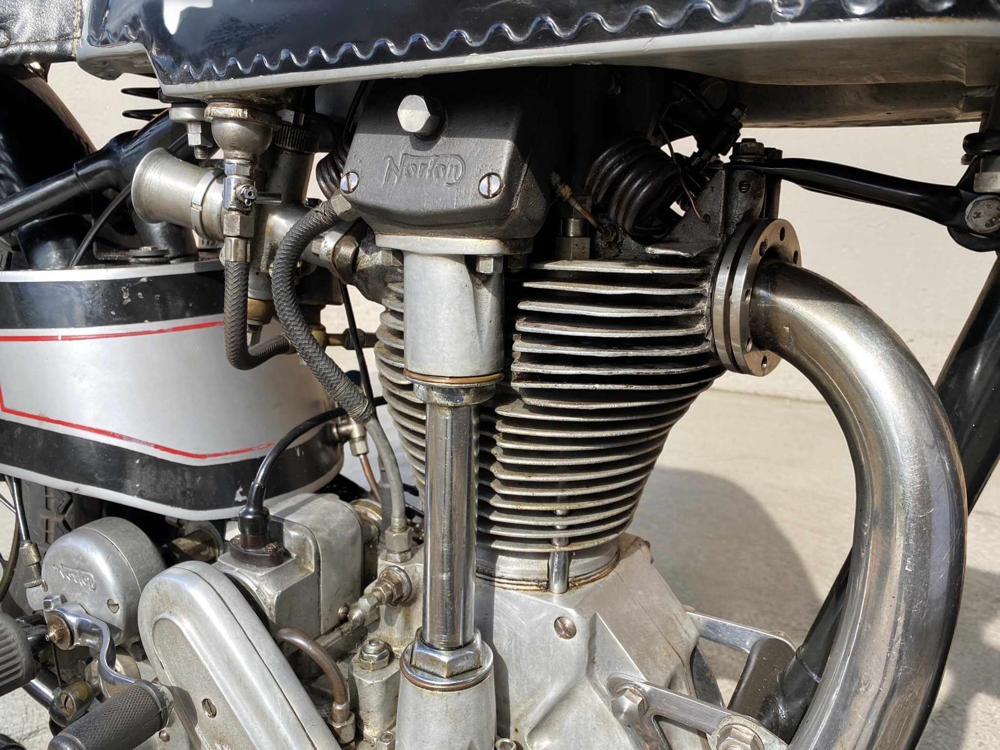 1933 Norton International Model 30 engine view